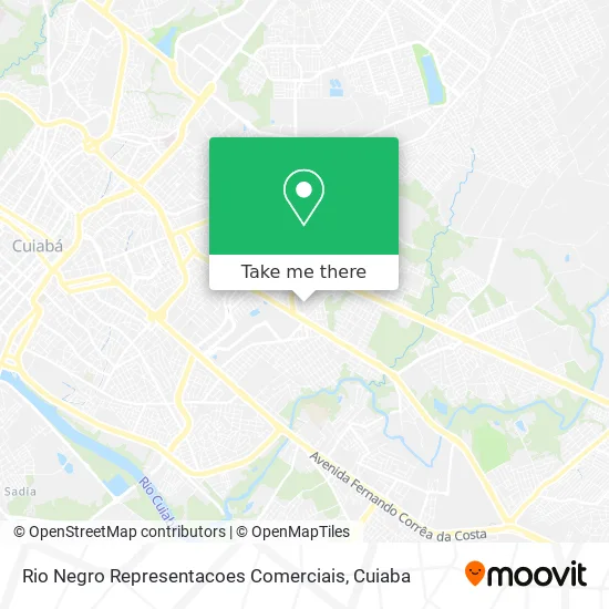 Rio Negro Representacoes Comerciais map