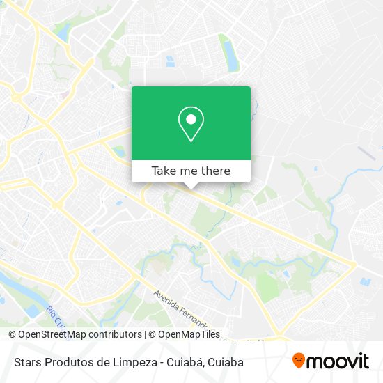 Stars Produtos de Limpeza - Cuiabá map