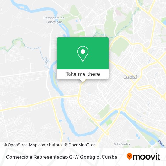 Comercio e Representacao G-W Gontigio map