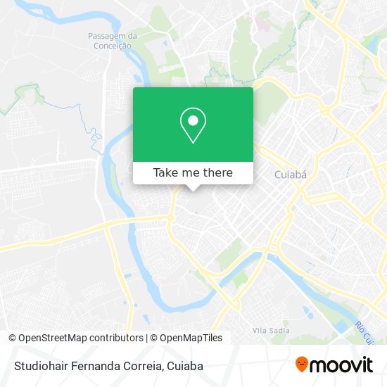 Studiohair Fernanda Correia map