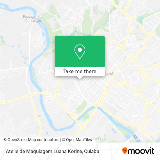 Ateliê de Maquiagem Luana Korine map