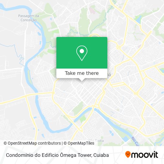 Condomínio do Edifício Ômega Tower map