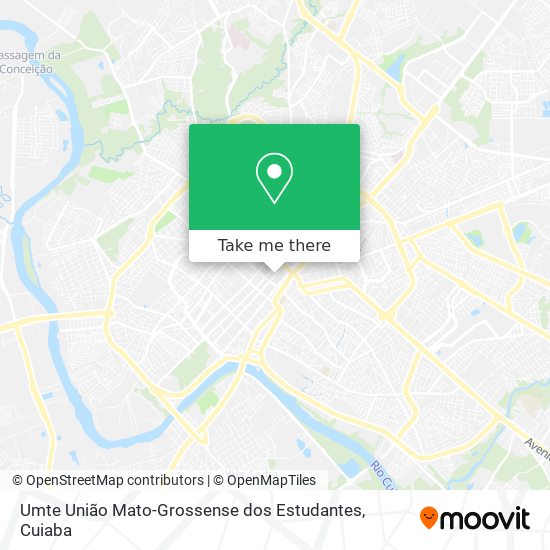 Umte União Mato-Grossense dos Estudantes map