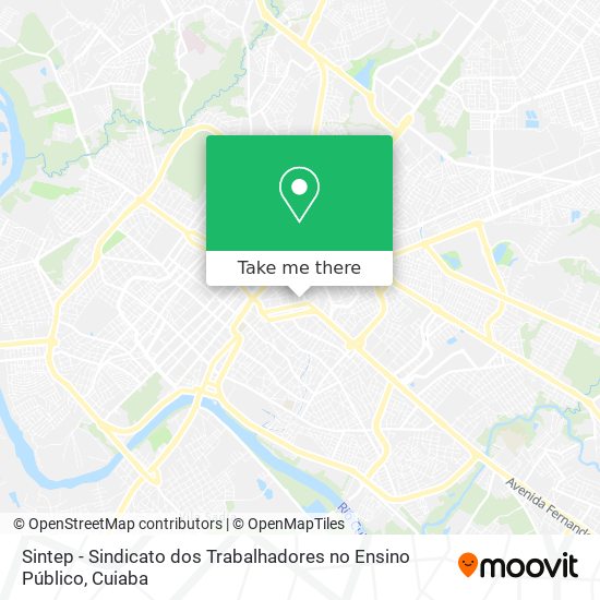 Mapa Sintep - Sindicato dos Trabalhadores no Ensino Público