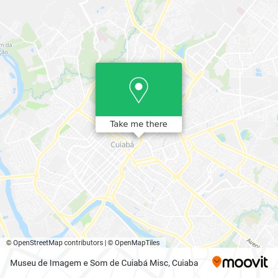 Museu de Imagem e Som de Cuiabá Misc map