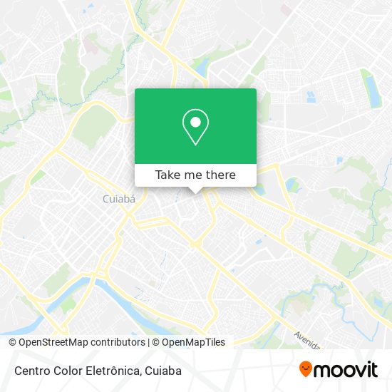 Centro Color Eletrônica map