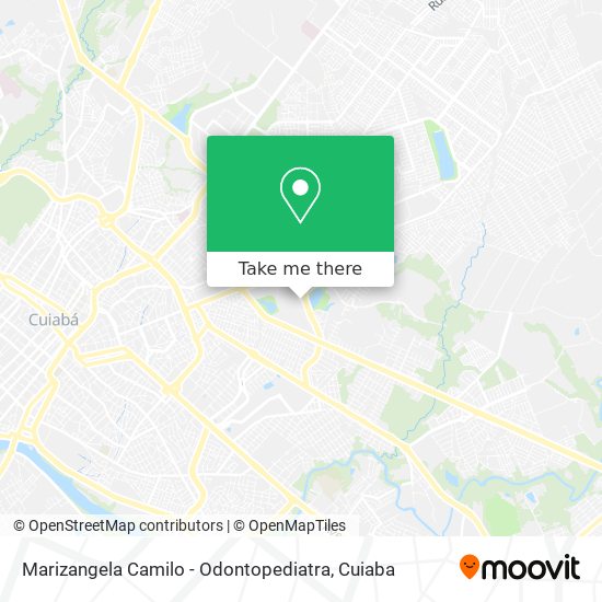 Marizangela Camilo - Odontopediatra map