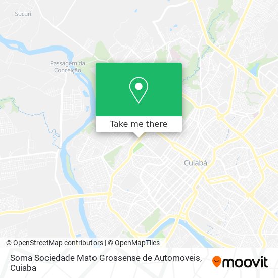 Mapa Soma Sociedade Mato Grossense de Automoveis