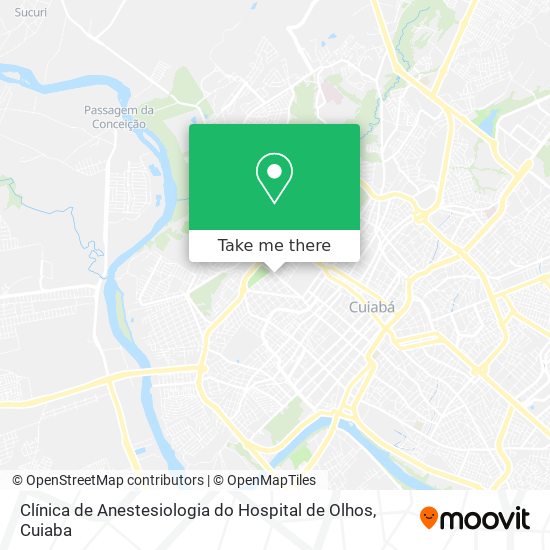 Mapa Clínica de Anestesiologia do Hospital de Olhos