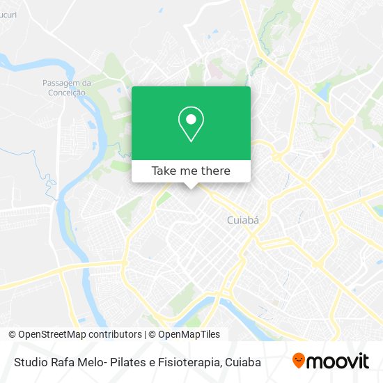 Mapa Studio Rafa Melo- Pilates e Fisioterapia