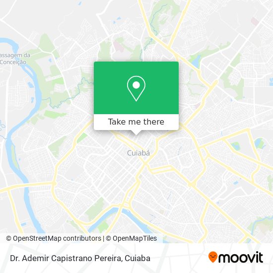 Dr. Ademir Capistrano Pereira map