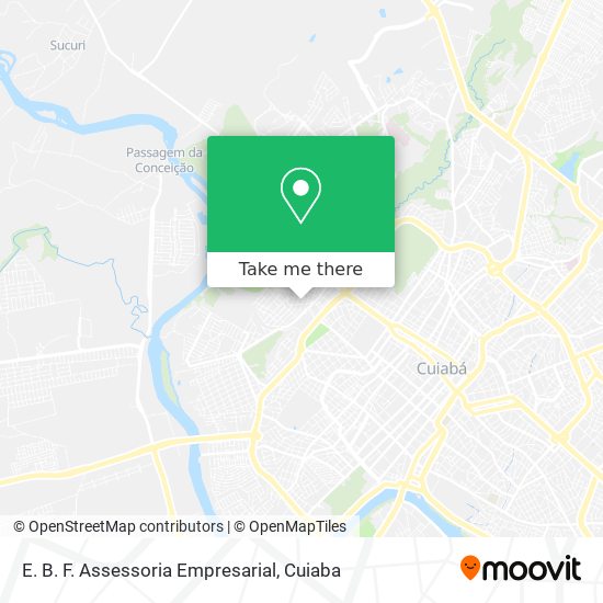 Mapa E. B. F. Assessoria Empresarial