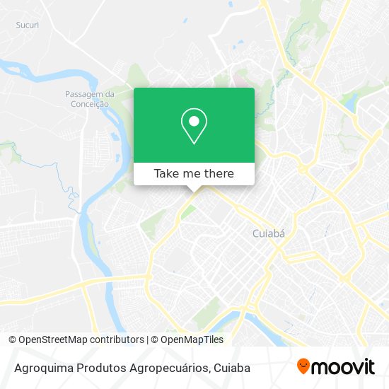 Agroquima Produtos Agropecuários map