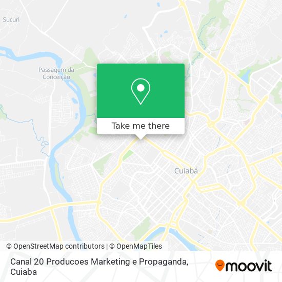 Canal 20 Producoes Marketing e Propaganda map