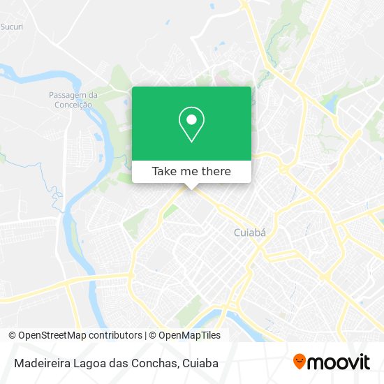 Mapa Madeireira Lagoa das Conchas