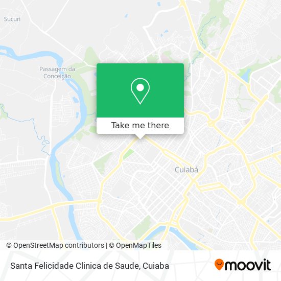 Mapa Santa Felicidade Clinica de Saude