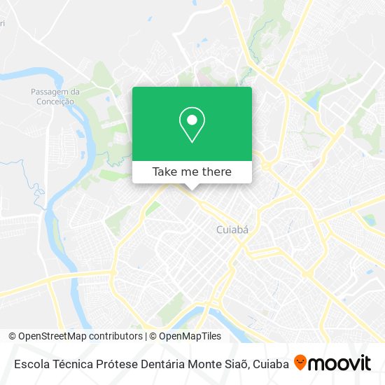 Escola Técnica Prótese Dentária Monte Siaõ map