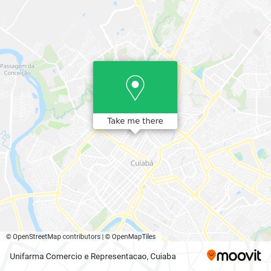 Unifarma Comercio e Representacao map