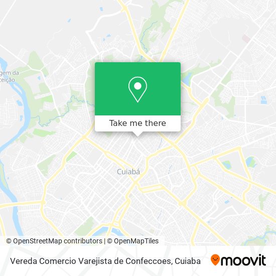 Vereda Comercio Varejista de Confeccoes map