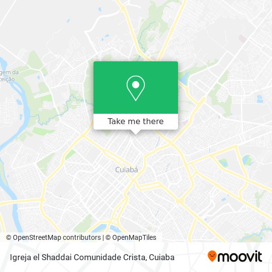 Mapa Igreja el Shaddai Comunidade Crista