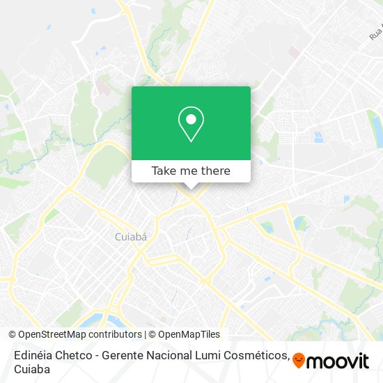Edinéia Chetco - Gerente Nacional Lumi Cosméticos map