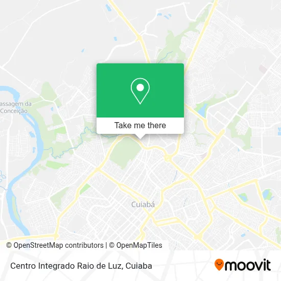 Centro Integrado Raio de Luz map