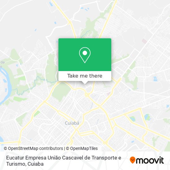 Eucatur Empresa União Cascavel de Transporte e Turismo map