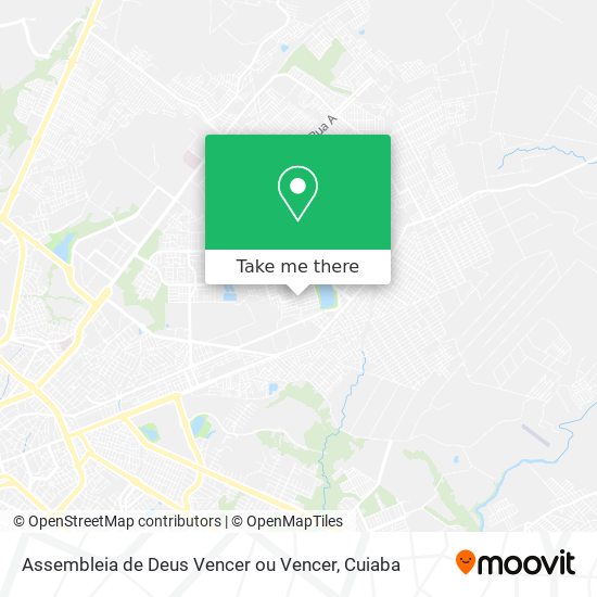 Assembleia de Deus Vencer ou Vencer map