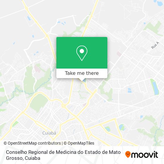 Conselho Regional de Medicina do Estado de Mato Grosso map