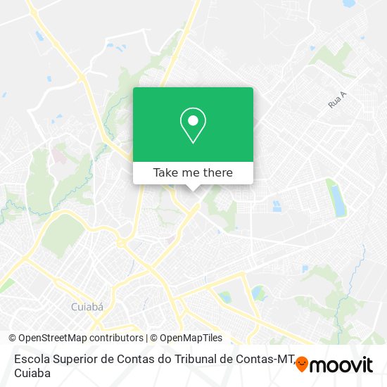 Escola Superior de Contas do Tribunal de Contas-MT map
