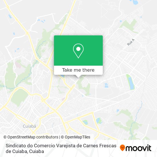 Sindicato do Comercio Varejista de Carnes Frescas de Cuiaba map