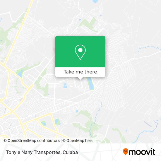 Tony e Nany Transportes map