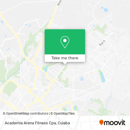 Academia Arena Fitness Cpa map