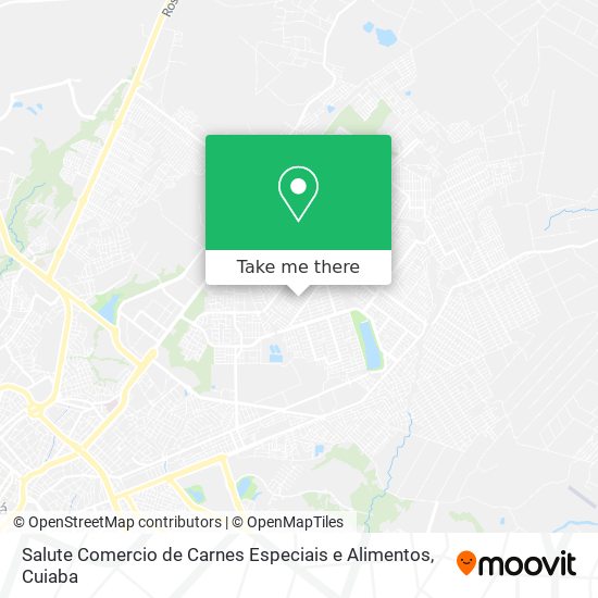 Salute Comercio de Carnes Especiais e Alimentos map
