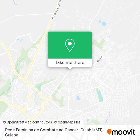 Rede Feminina de Combate ao Cancer- Cuiabá / MT map