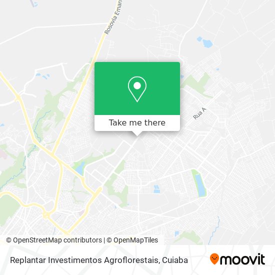 Replantar Investimentos Agroflorestais map