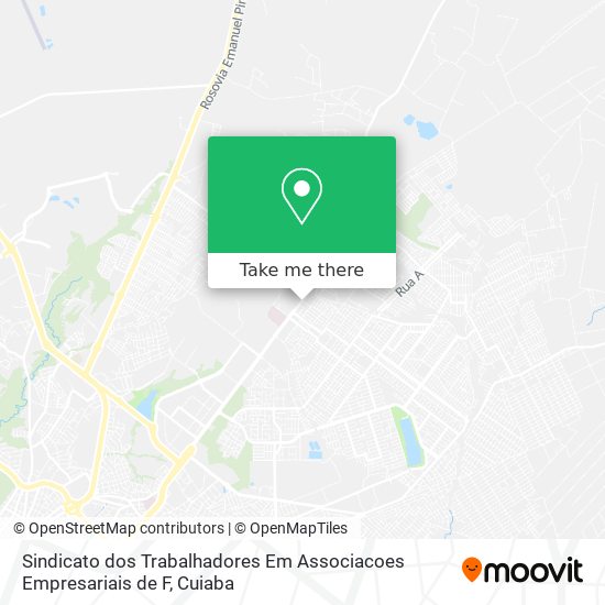 Sindicato dos Trabalhadores Em Associacoes Empresariais de F map