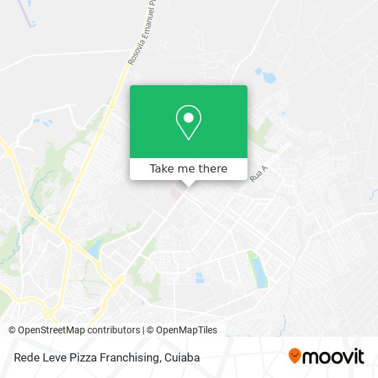 Mapa Rede Leve Pizza Franchising
