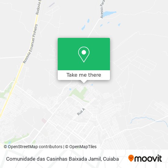 Comunidade das Casinhas Baixada Jamil map