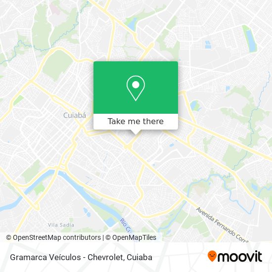 Gramarca Veículos - Chevrolet map