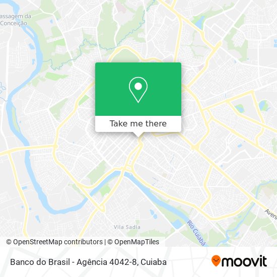 Mapa Banco do Brasil - Agência 4042-8