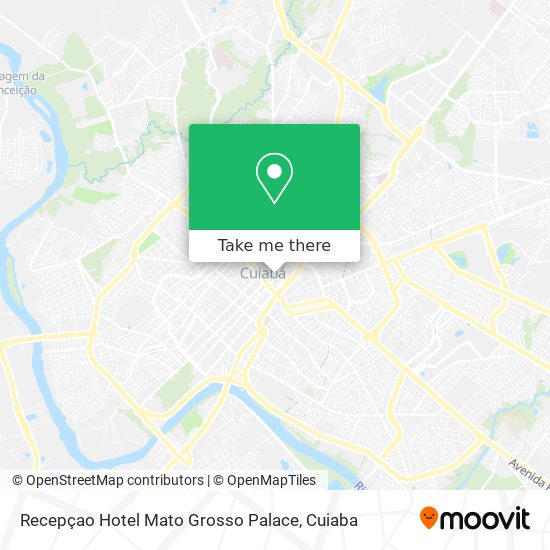Recepçao Hotel Mato Grosso Palace map