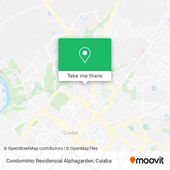 Condomínio Residencial Alphagarden map