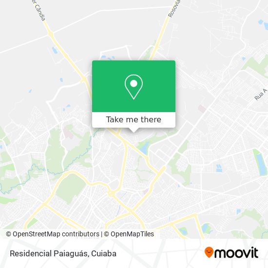 Residencial Paiaguás map