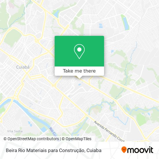 Beira Rio Materiais para Construção map