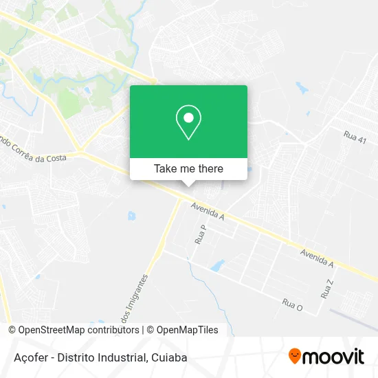 Açofer - Distrito Industrial map