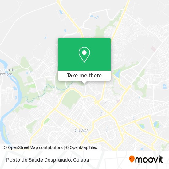 Posto de Saude Despraiado map