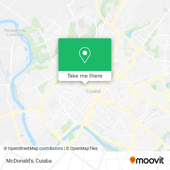 McDonald's map