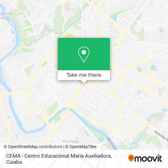 Mapa CEMA - Centro Educacional Maria Auxiliadora