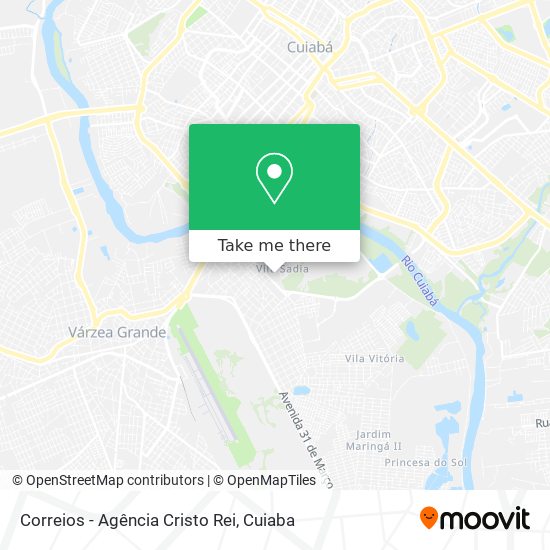 Correios - Agência Cristo Rei map